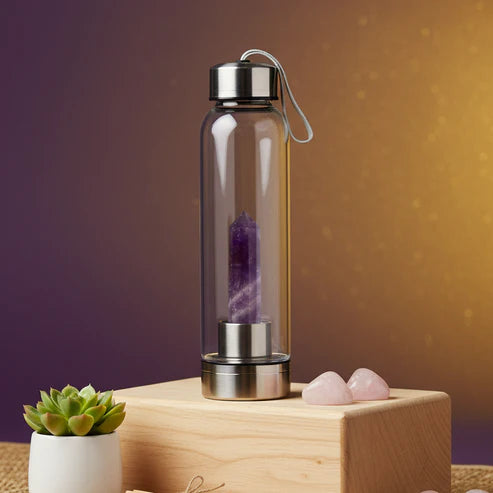 Amethyst Crystal Bottle